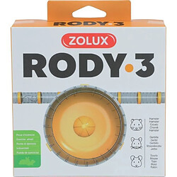 ZOLUX Roue dexercice silencieuse pour petits rongeurs adaptes aux cages Rody3 - Rodylounge - Banane