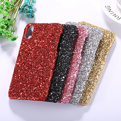 Wewoo Coque noir pour iPhone X Coloré Sequins Pâte De Protection Étui Arrière pas cher