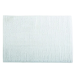 MSV Tapis de bain Microfibre CHENILLE 40x60cm Blanc