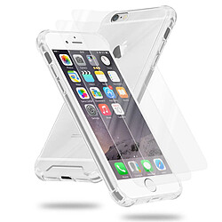 Cadorabo Coque iPhone 6 / 6S en Transparent + Verre trempé