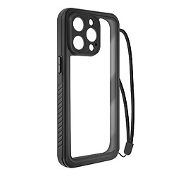 Coque Étanche IP68 pour iPhone 15 Pro Max Intégrale Contour Noir Redpepper