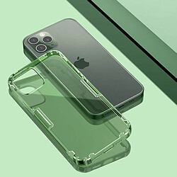 Alive Records Coque en TPU Nillkin Nature - Coque pour Apple iPhone 12 Pro Max (Vert foncé)