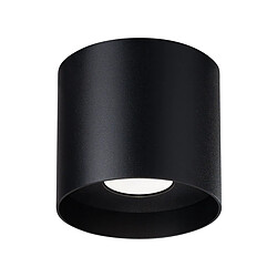 Sollux Downlight rond minimaliste monté en surface noir 1x GU10