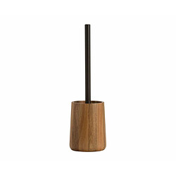 Brosse de salle de wc Alexandra House Living Marron Noir Bois d'acacia 11 x 41 x 11 cm