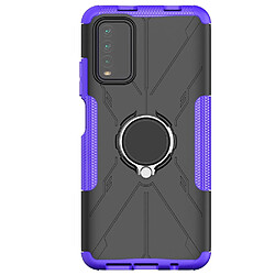 Coque en TPU anti-chute, anti-rayures avec béquille pour votre Xiaomi Poco M3/Redmi 9 Power/Note 9 4G (Qualcomm Snapdragon 662)/9T - violet