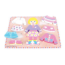 Bigjigs Toys Puzzle de fille en bois