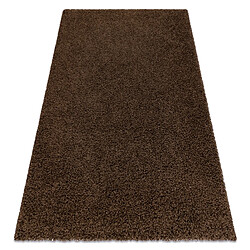 RUGSX Tapis SOFFI shaggy 5cm marron 140x190 cm