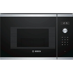 Micro-ondes gril encastrable 20l 800w inox - bel524ms0 - BOSCH