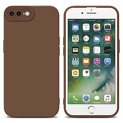 Cadorabo Coque iPhone 7 PLUS / 7S PLUS / 8 PLUS Etui en Marron