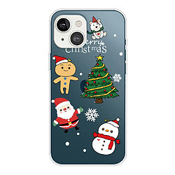 Coque en TPU antichoc, motif de Noël, antichute pour votre iPhone 14 Plus - Dessin animé de Noël