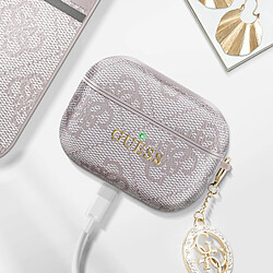 Avis Guess Maroquinerie Guess Coque pour AirPods Pro avec Charm Design Élégant Rose Poudré