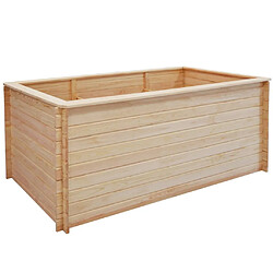 vidaXL Lit surélevé de jardin 200x100x80 cm Bois de pin 19 mm