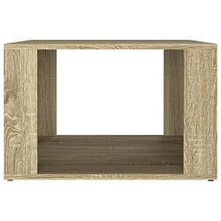 Maison Chic Table de chevet,Table de Nuit,Meuble de Rangement Chêne sonoma 57x55x36 cm Bois d'ingénierie pas cher