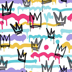 Noordwand Papier peint Friends & Coffee Sith Graffity and Crowns