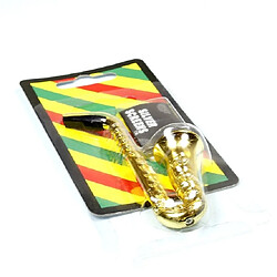 Wewoo Creative Porte-Cigarette Filtre Saxophone Plaqué Or Portable Pipe En Métal pas cher