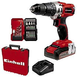 Einhell Perceuse-visseuse sans fil TE-CD 18/2 Li-i +22