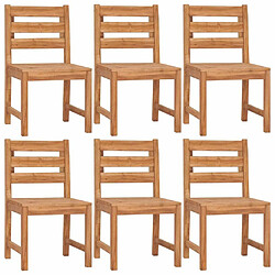 Acheter Salle à dîner de jardin 7 pcs,Table et chaise à manger Bois de teck solide -MN79058