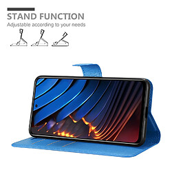 Cadorabo Coque Xiaomi POCO X3 GT Etui en Bleu