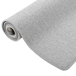 vidaXL Tapis de couloir Gris clair 50x100 cm