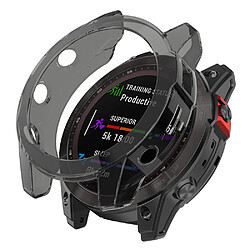 Coque en TPU anti-griffes, transparent noir pour votre Garmin Epix Gen2