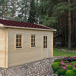 Avis Eden Partenaire Jardin Garage en bois double pente Basic.