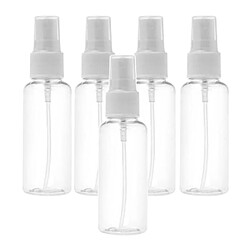 Avis 10pcs En Plastique De Parfum De Brume Fine Composent La Bouteille De Pulvérisateur Vide Claire 50 Ml