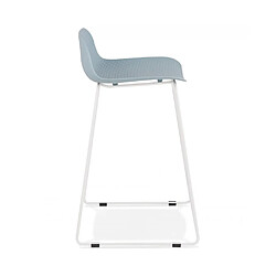 Avis Kokoon Design Tabouret de bar design SLADE MINI BLUE 49x53x85 cm