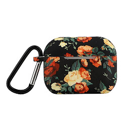 Universal Case de motif de fleurs pour AirPods Pro, cas de protection en silicone