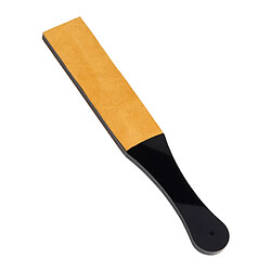 Avis Affûteur Double Face en Cuir Véritable à Affûter Rasoir Droit - Aiguiseur Efficace à Aiguiser les Couteau de Cuisine et les Outils Tranchants - Sharpening Strop