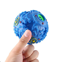 Wewoo Jouet pour Animaux bleu de compagnie Squeaky Giggle Quack Sound Training Toy Chew Ball, Taille: M, Ball Diamètre: 9.2cm Distributeur d'aliments pas cher