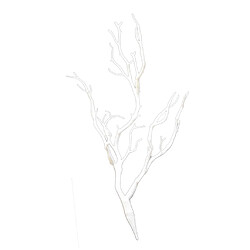 Avis Simulation Créative Branches Artificielles Petits Arbres Branche Décor De Table Blanc