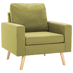 Maison Chic Fauteuil Relax pour salon | Fauteuil Vert Tissu -GKD72313