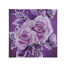 Avis kit de point de croix paiting diamant 5d en forme de fleur pour artisanat rose rouge