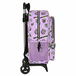 Cartable à roulettes Monster High Best boos Lila 33 x 42 x 14 cm