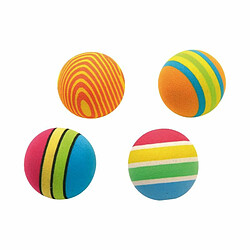 Paris Prix Lot de 4 Balles pour Chien Eva 3cm Multicolore