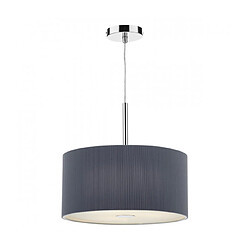 Luminaire Center Suspension Zaragoza gris 3 ampoules