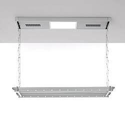 Foxydry Pro 160, Plafond Etendoir électrique chauffant avec télécommande, 160x57x30cm