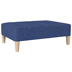 Maison Chic Repose-pied,Tabouret confortable Bleu 78x56x32 cm Tissu -MN64084