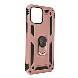 Avizar Coque iPhone 13 Pro Max Antichoc Hybride Bague Support Vidéo rose gold