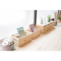 Acheter Astigarraga Caisse en bois de rangement 40 x 30 x 14 cm.