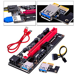 Acheter PCI-E VER 009S 1x à 16x Extension Graphique Adaptateur USB 3.0 Câble USB Rouge