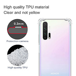 Avis Wewoo Coque Souple Pour Huawei Honor 20 aux quatre coins anti-chute ultra-mince étui de téléphone TPU transparent transparent