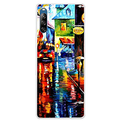 Coque en TPU impression de motifs souple ville pour votre Sony Xperia L4