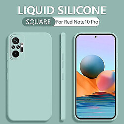 Universal Convient pour la coque de téléphone mobile Samsung S21 Liquide Silicone entièrement inclusive Couverture de protection anti-automne Samsung Soft #light Cyan Bdliv