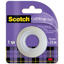 3M Scotch ruban adhésif pour cadeau giftwrap tape dévidoir