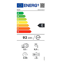 Lave-vaisselle 60cm 12 couverts 48db - sms2htw77e - BOSCH