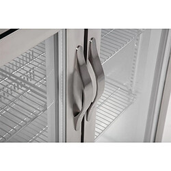 Avis Arrière Bar Inox 2 Portes Pivotantes Vitrées Série G - 208 L - Polar - R600a - Acier inoxydable2208Vitrée 900x520x900mm