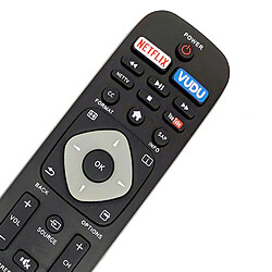 GUPBOO NH500UP 433mhz IR TV Télécommande pour Philips TV 4K UHD Smart TV