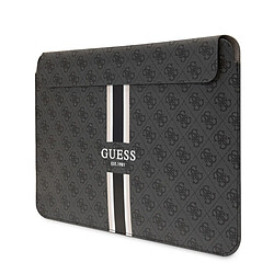 Guess Maroquinerie Guess Housse Magnétique pour Ordinateur 13 / 14 pouces Imprimé 4G Modèle Stripe Noir