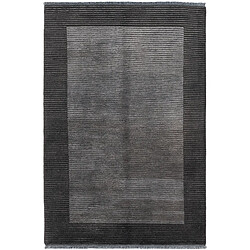 Vidal Tapis de laine 178x122 noir Darya